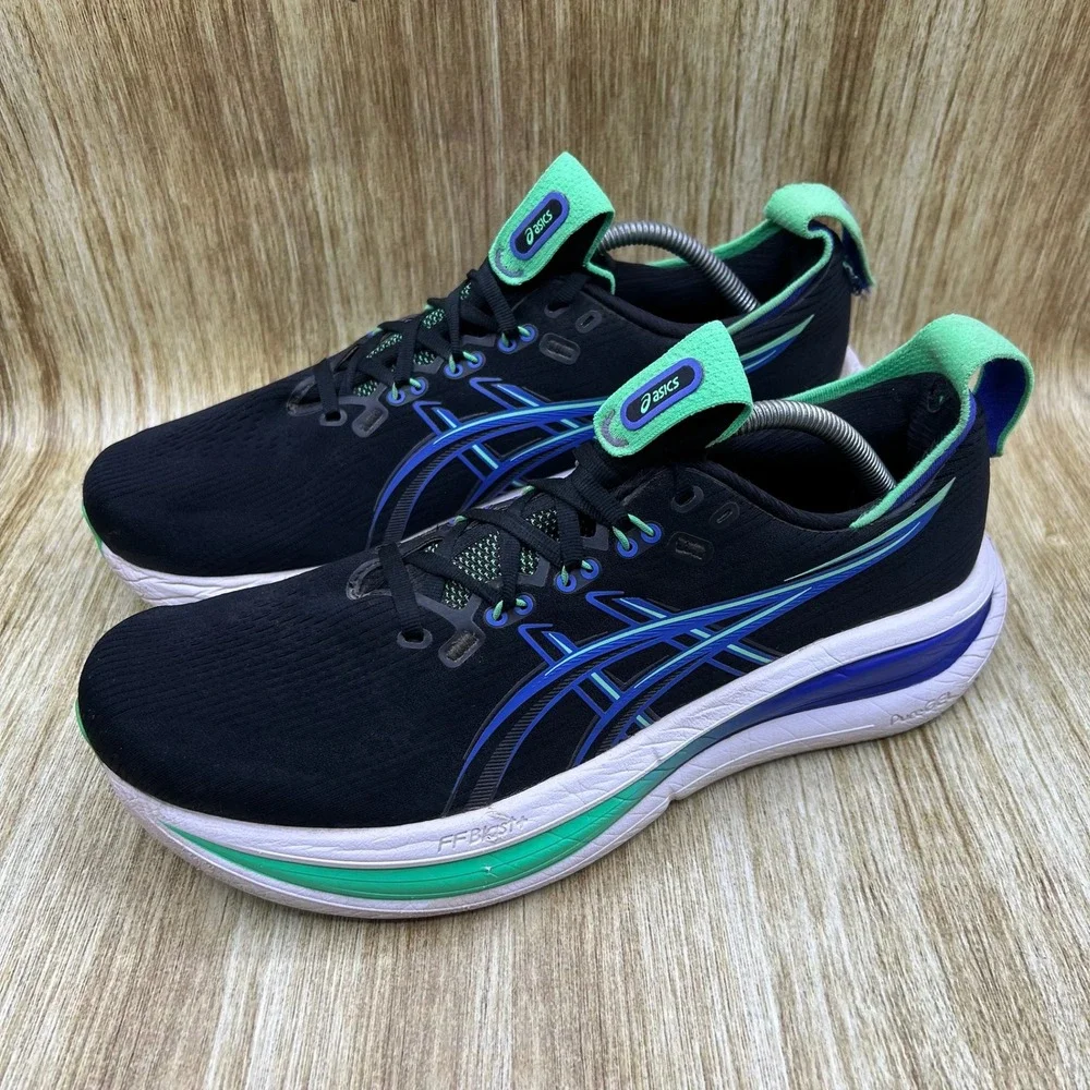 ASICS Gel-Nimbus 28 Men's Size 11 Black White Running Shoes Sneakers 1011C127